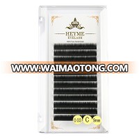 0.07 silk flare eyelash eyelash extensions Silk Lashes Individual Eyelash Extension Private Label