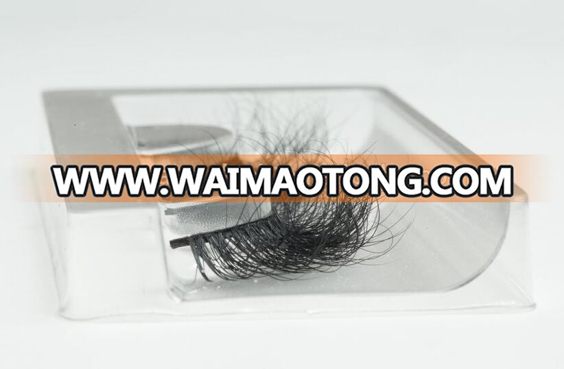 Best selling popular silk eyelashes CDF acrylic tray natural 3D false eyelash